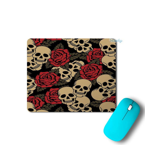 skull-rose-3 Mousepad