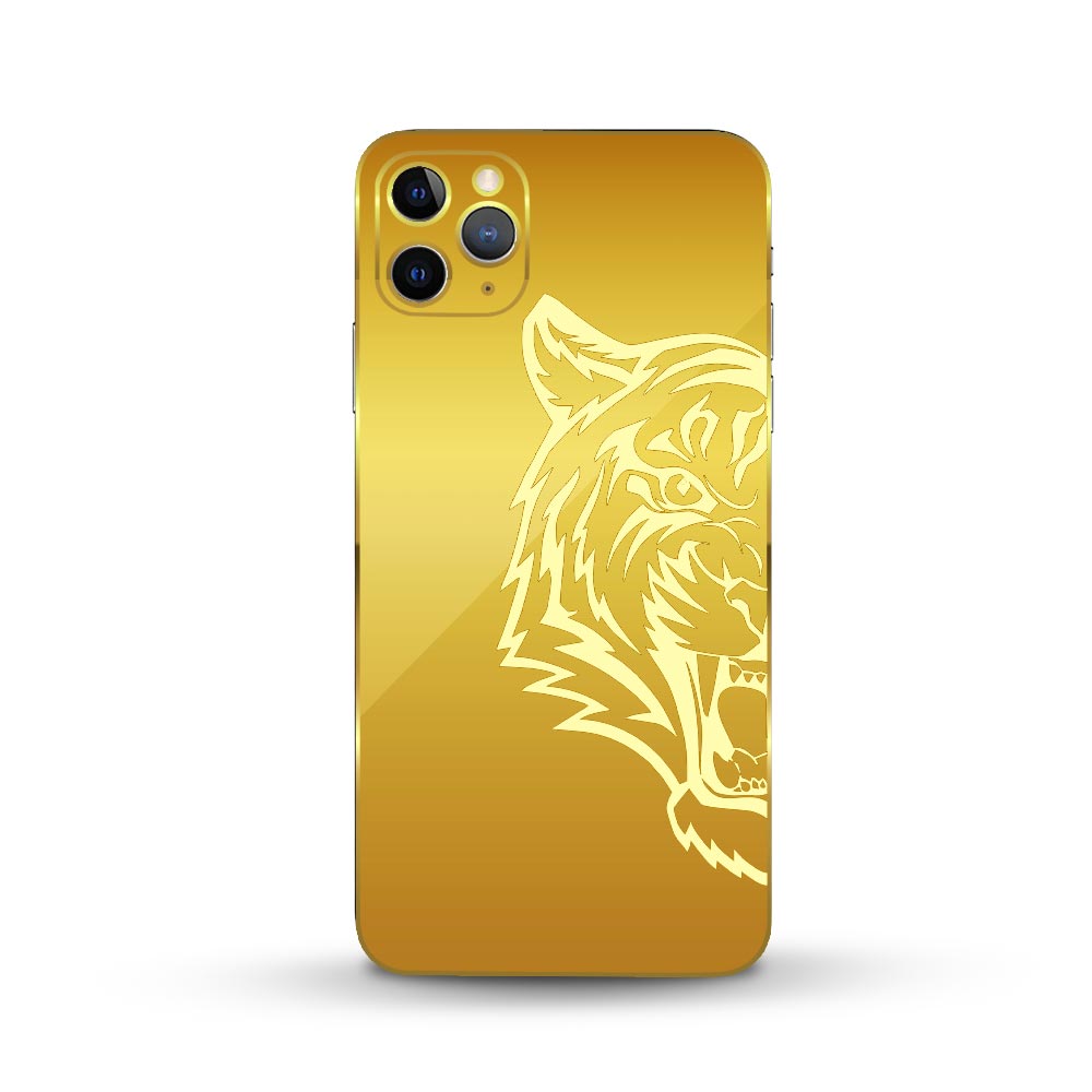 Tiger Gold Cover Iphone 11 Mobile Skins In India, 3M Mobile Skins