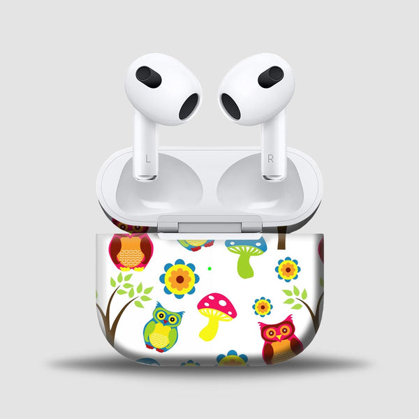 Cute Owl - Skins for AirPods 3 By Sleeky India