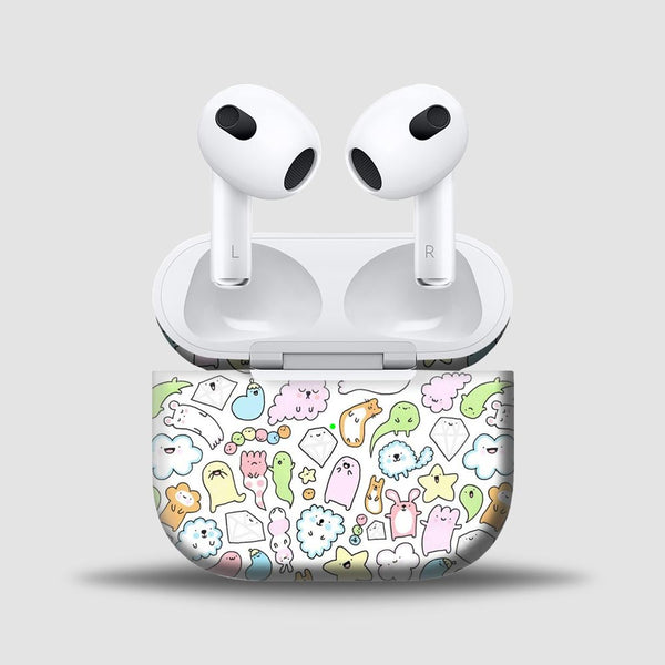 Doodle 04 - Skins for AirPods 3 By Sleeky India