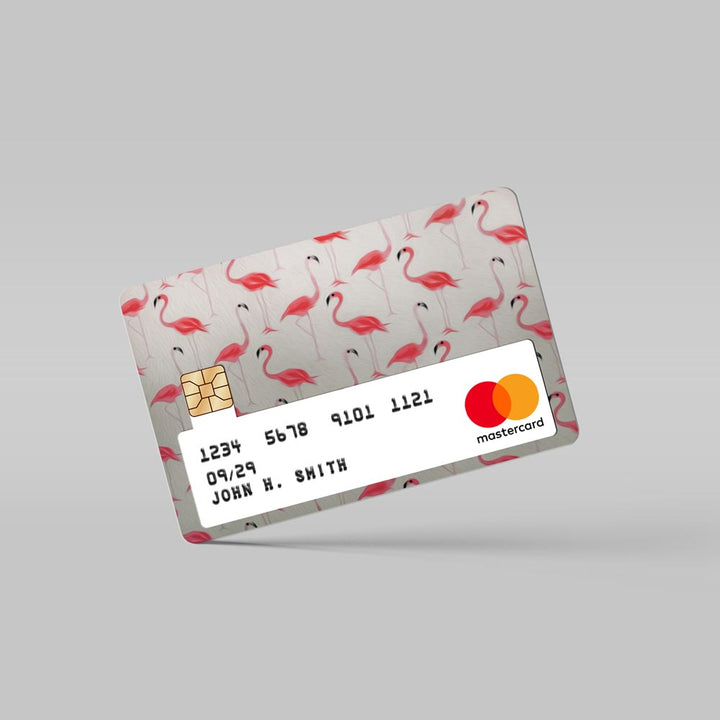 Flamingo-card-skin By Sleeky India. Debit Card skins, Credit Card skins, Card skins in India, Atm card skins, Bank Card skins, Skins for debit card, Skins for debit Card, Personalized card skins, Customised credit card, Customised dedit card, Custom card skins