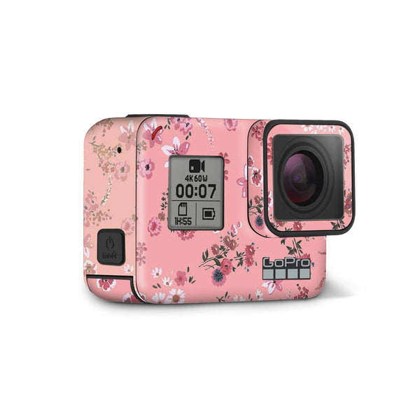 floral pink skin for GoPro hero by sleeky india 