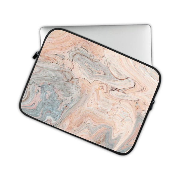 fluid marble designs laptop sleeves by sleeky india