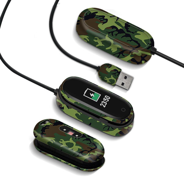 green soldier camo skin for mi smart band 4 by sleeky india 
