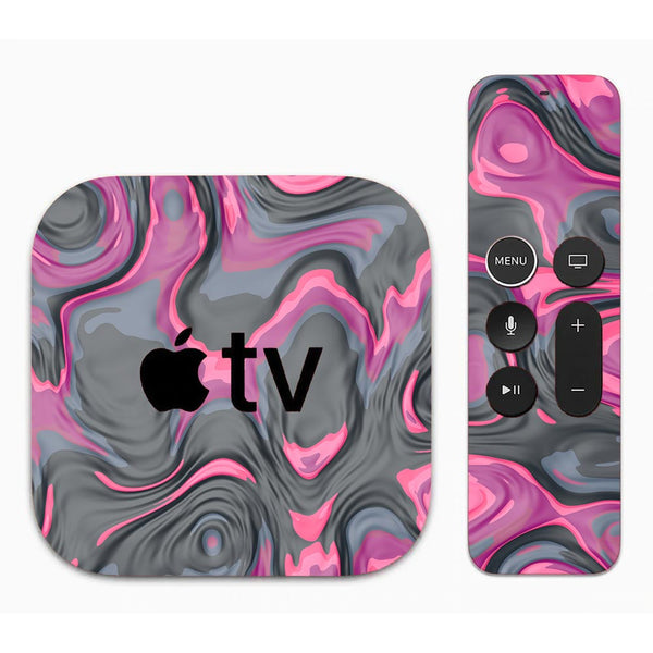 Pink Liquid Marble - Apple TV Skin