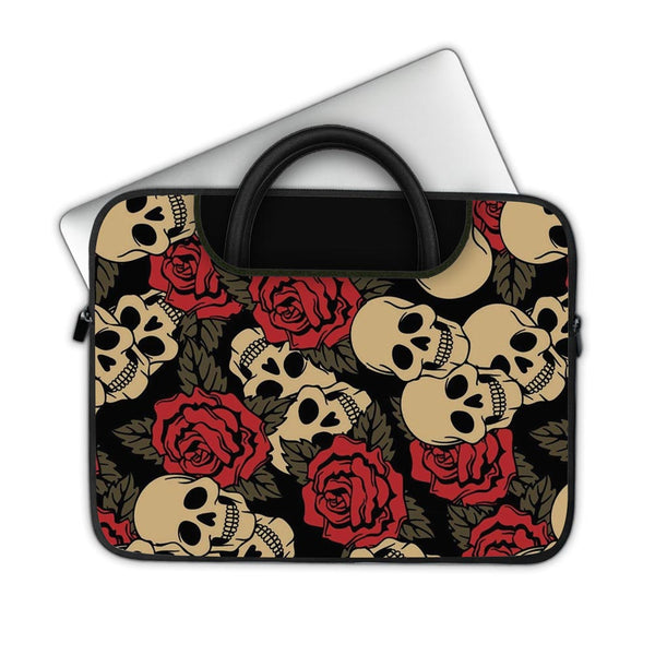Skull Rose - Pockets Laptop Sleeve