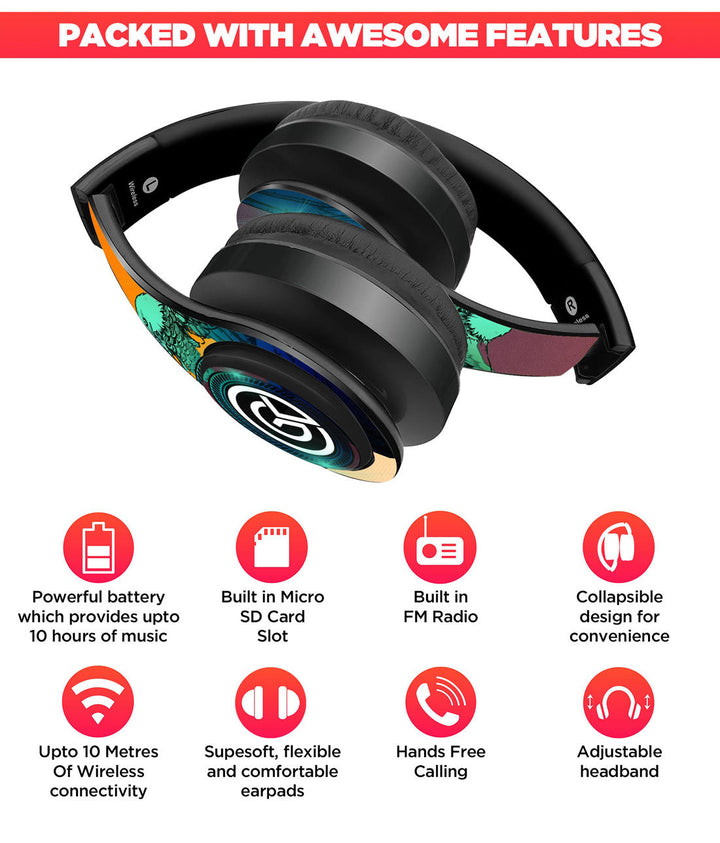 Eagle Fierce - Decibel Wireless On Ear Headphones By Sleeky India, Marvel Headphones, Dc headphones, Anime headphones, Customised headphones 