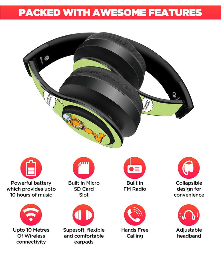 Keep Smiling - Decibel Wireless On Ear Headphones By Sleeky India, Marvel Headphones, Dc headphones, Anime headphones, Customised headphones 