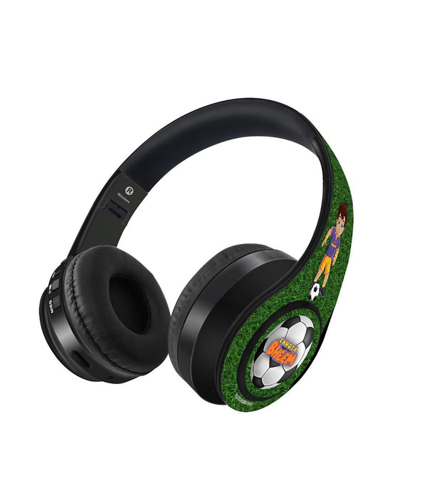 Soccer With Chota Bheem - Decibel Wireless On Ear Headphones By Sleeky India, Marvel Headphones, Dc headphones, Anime headphones, Customised headphones 