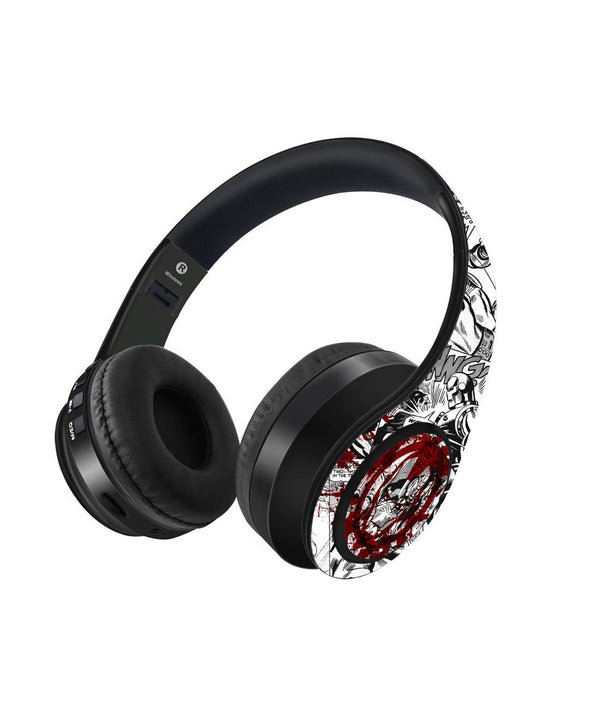 Splash Out Ironman - Decibel Wireless On Ear Headphones By Sleeky India, Marvel Headphones, Dc headphones, Anime headphones, Customised headphones 
