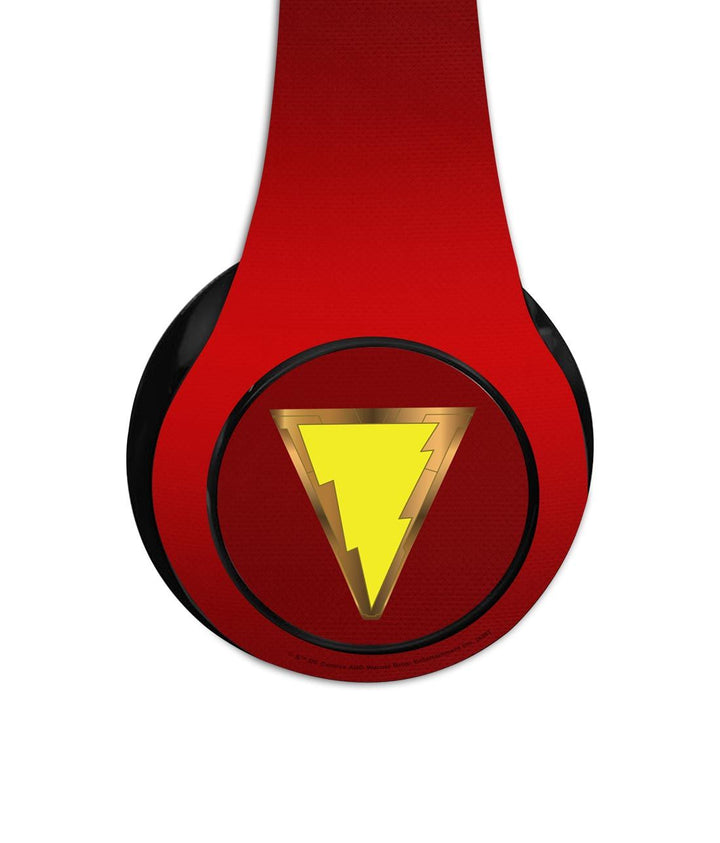 Suit up Shazam - Decibel Wireless On Ear Headphones By Sleeky India, Marvel Headphones, Dc headphones, Anime headphones, Customised headphones 