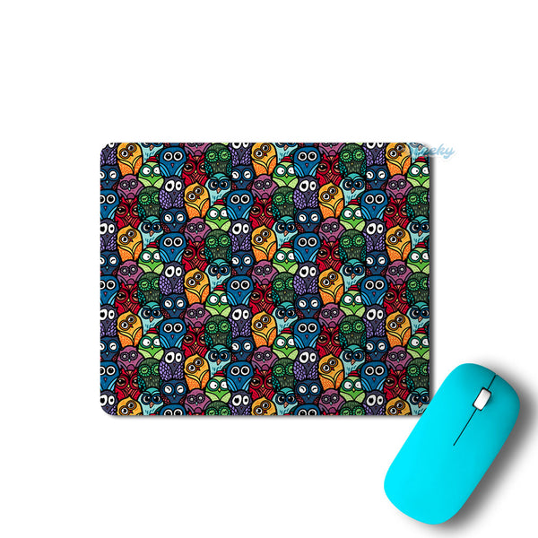 Traditional Owl Pattern - Mousepad