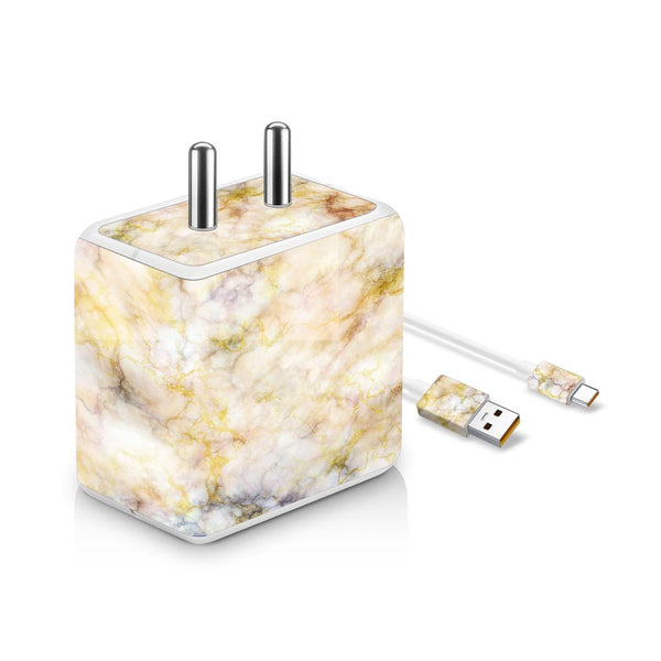 Yellow Marble - VOOC Charger Skin