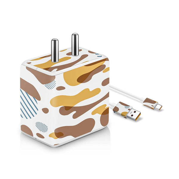 Yellow Modern Camo - VOOC Charger Skin