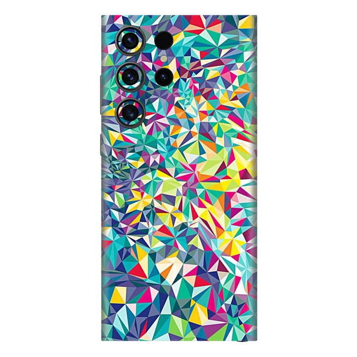 Colourful Geometric Abstract - Mobile Skin