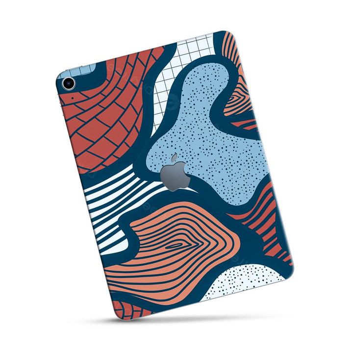 Doodle Waves -Apple Ipad Skin