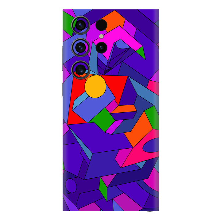 Geometric Chroma - Mobile Skin