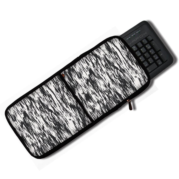 Black And White Glitch - 2in1 Keyboard & Mouse Sleeves