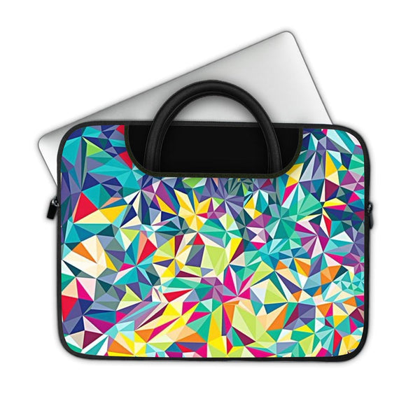Colorful Geometric Abstract - Pockets Laptop Sleeve