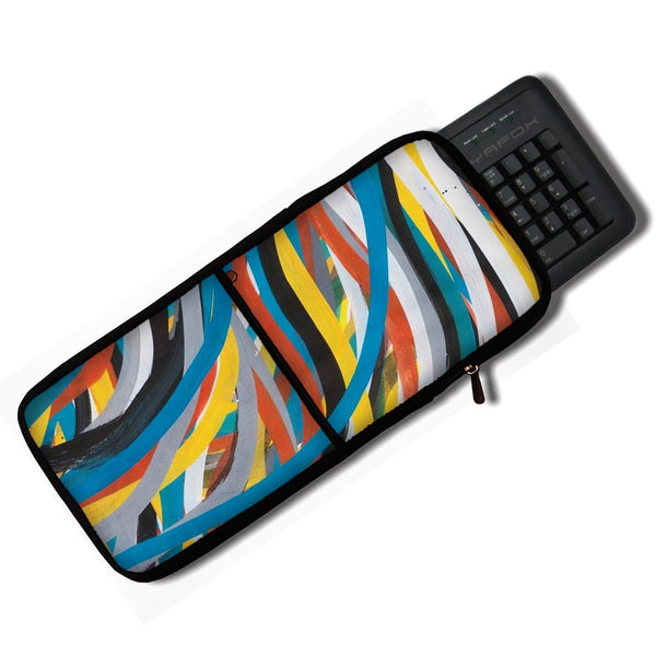 Colorful Stroke Pattern - 2in1 Keyboard & Mouse Sleeves