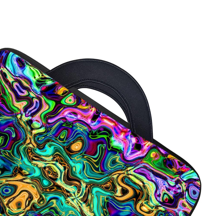 Rainbow Flames Pattern - Laptop Sleeve