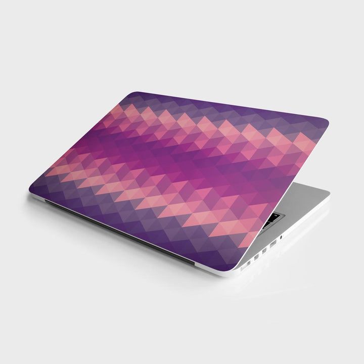 Purple Noisy Mosaic - Laptop Skins