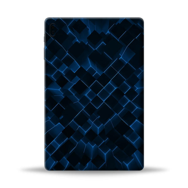 3D Blue Cubes - Tabs Skins