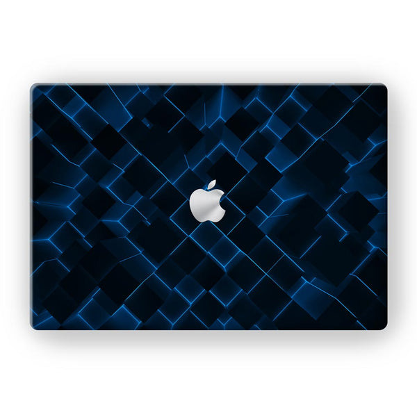 3D Cubes Blue - MacBook Skins