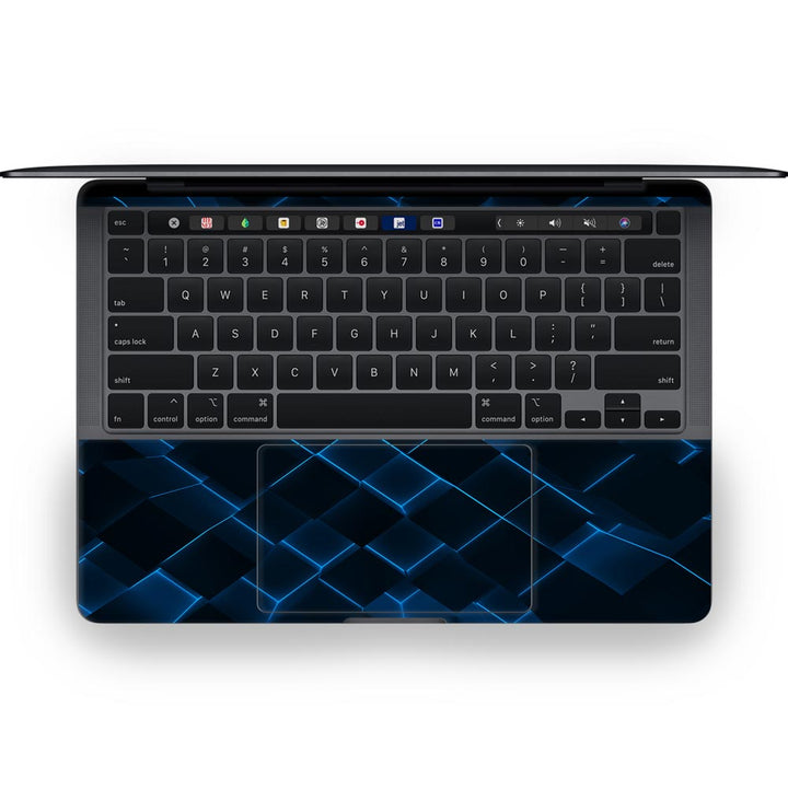 3D Cubes Blue - MacBook Skins