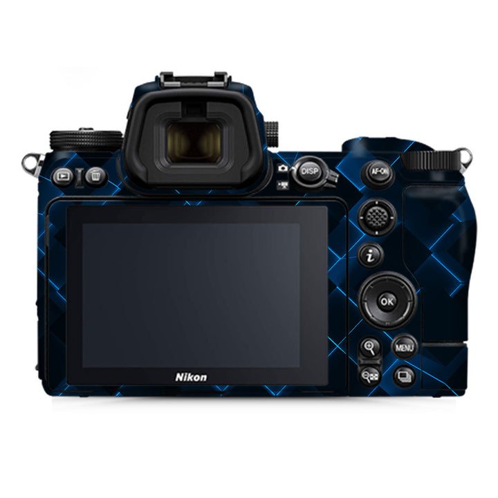 3D Cubes Blue - Nikon Camera Skins