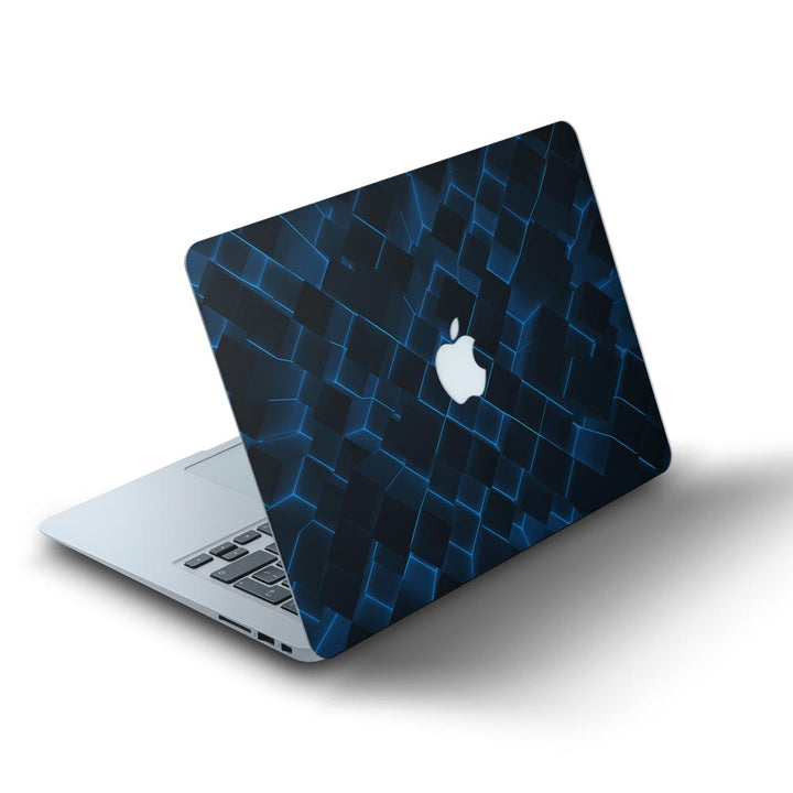 3D Cubes Blue - MacBook Skins