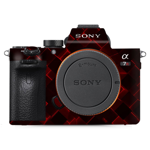 3D Cubes Red -  Sony Camera Skins