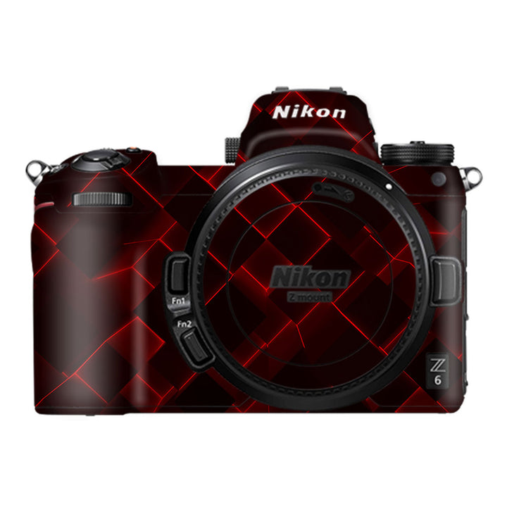 3D Cubes Red - Nikon Camera Skins