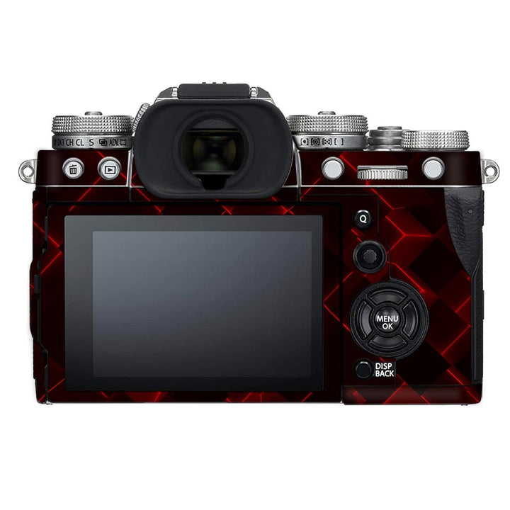 3D Cubes Red - FujiFilm Camera Skin