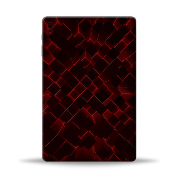3D Red Cubes - Tabs Skins