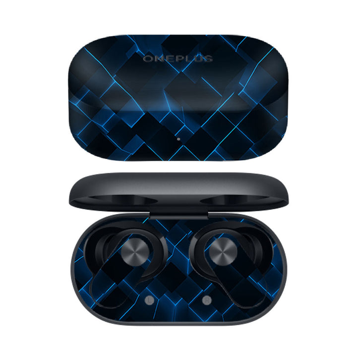 3d Cubes Blue - OnePlus Nord Buds 2 Skins