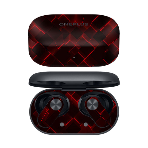3d Cubes Red - OnePlus Nord Buds 2 Skins