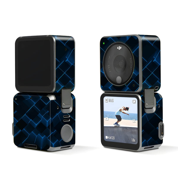 3D Cubes Blue Dji Action 2 