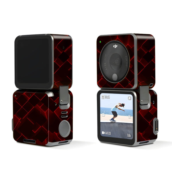 3D Cubes Red Dji Action 2 