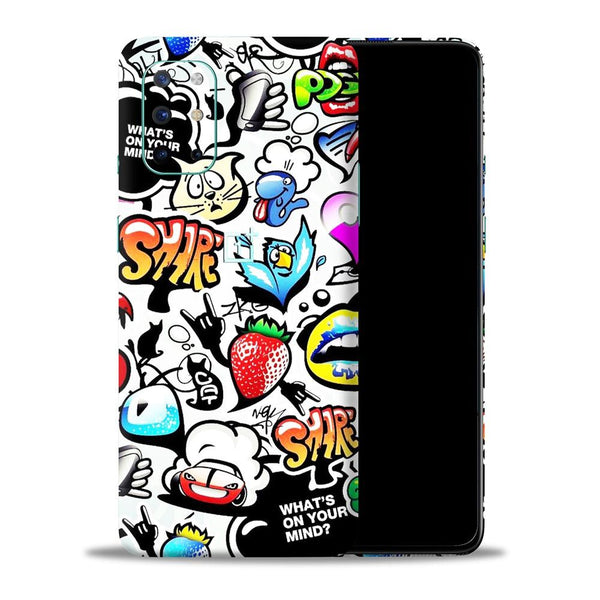 sticker-bomb-12 skin by Sleeky India. Mobile skins, Mobile wraps, Phone skins, Mobile skins in India