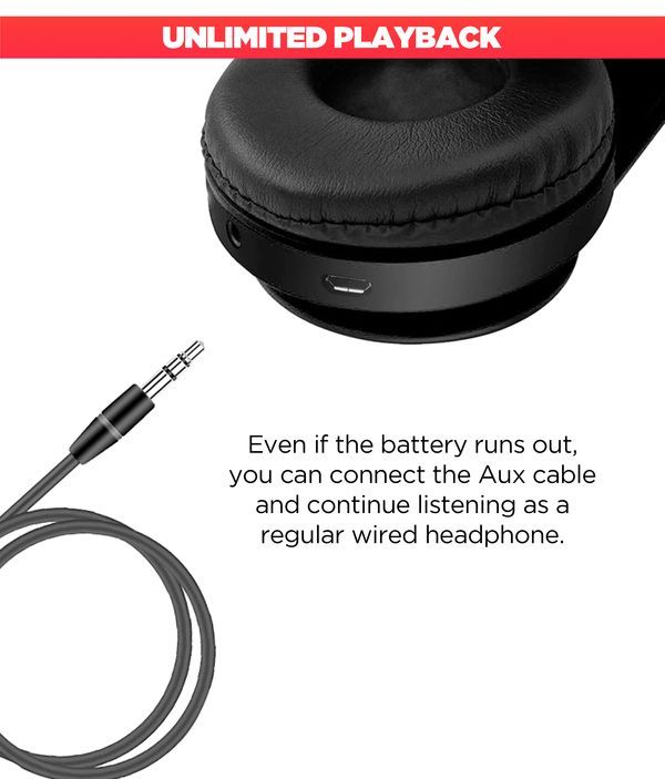 Marble Black Onyx - Decibel Wireless On Ear Headphones By Sleeky India, Marvel Headphones, Dc headphones, Anime headphones, Customised headphones 