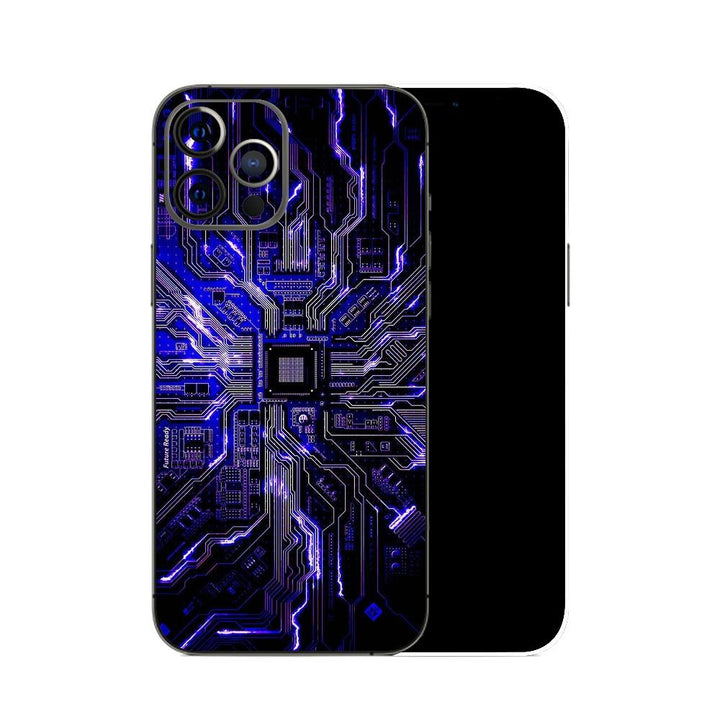 purple-circuit-mobile-skin skin by Sleeky India. Mobile skins, Mobile wraps, Phone skins, Mobile skins in India