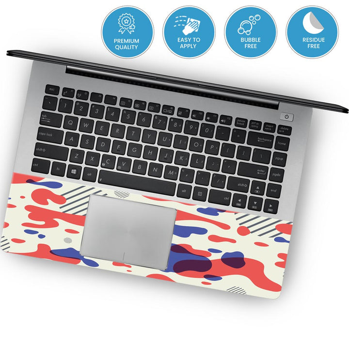 Red Modern Camo - Laptop Skins