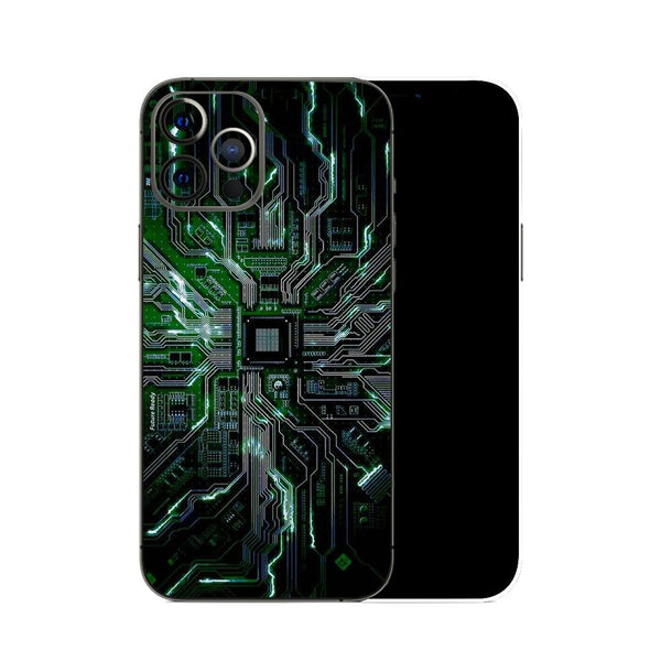 green-circuit-mobile-skins skin by Sleeky India. Mobile skins, Mobile wraps, Phone skins, Mobile skins in India