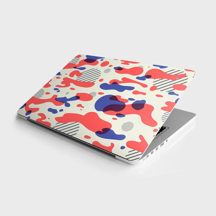 Red Modern Camo - Laptop Skins