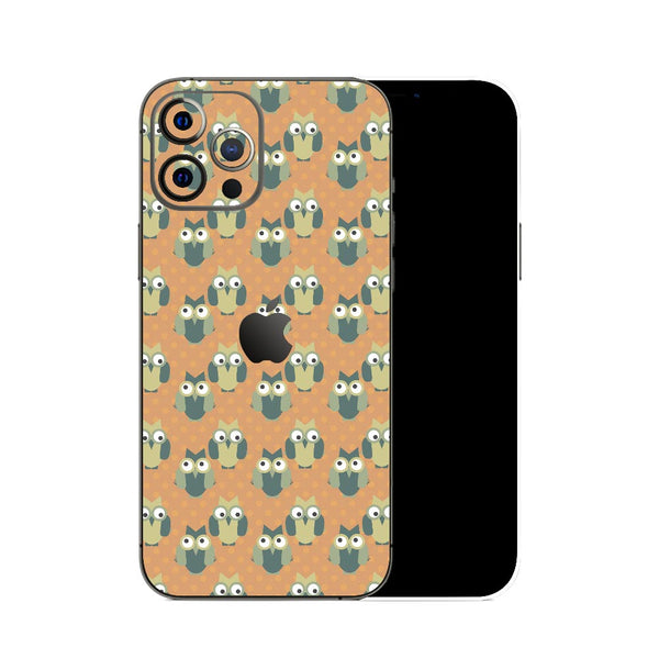 awkward owl design phone skin by sleeky india