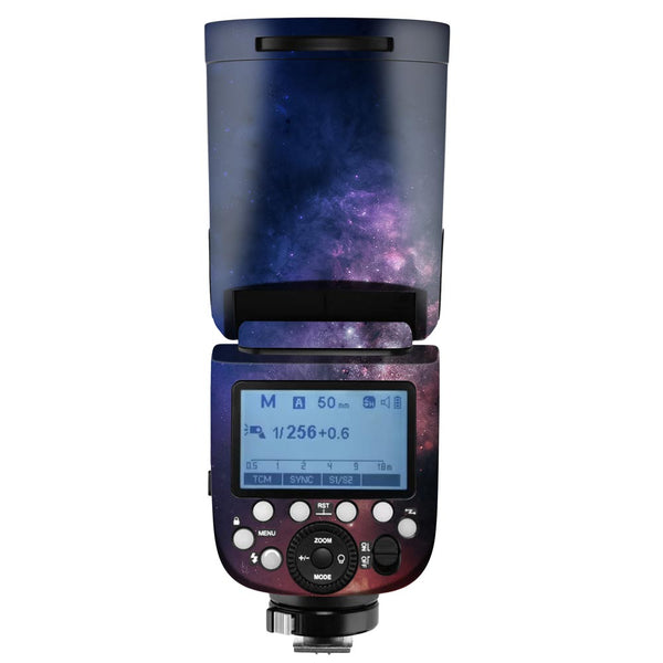 Black Blue Nebula - Camera Flash Skin