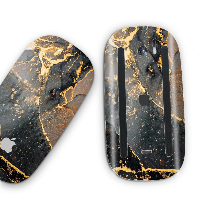 Black Gold Marble - Apple Magic Mouse 2 Skins