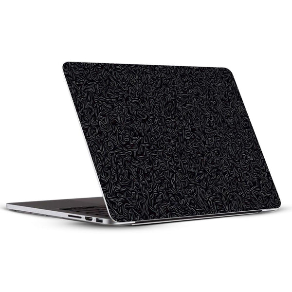 Black Grunge Seamless - Laptop Skins