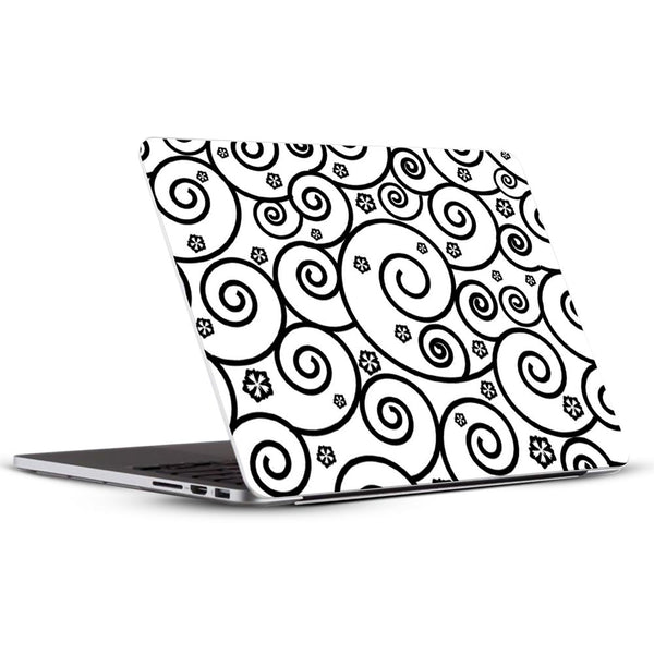 Black Swirl - Laptop Skins